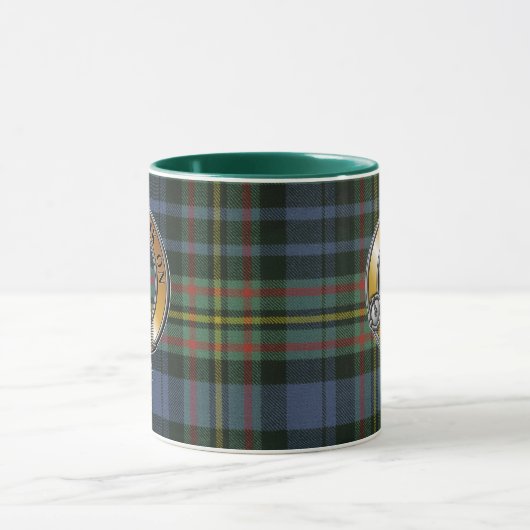 MacLellan Tartan & Abzeichen Tasse (Zentrum)