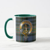 MacLellan Tartan & Abzeichen Tasse (Links)