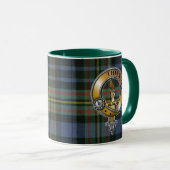MacLellan Tartan & Abzeichen Tasse (VorderseiteRechts)