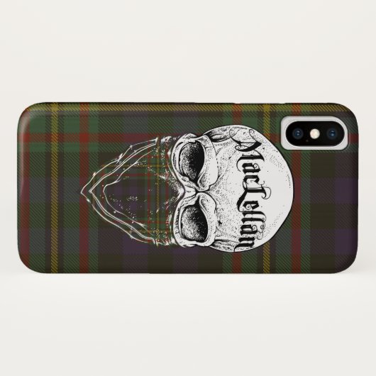 MacLellan Tartan Bandit Case-Mate iPhone Hülle (Rückseite (Horizontal))
