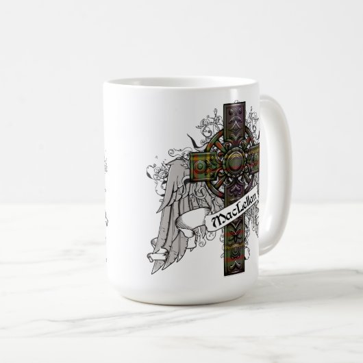 MacLellan Tartan Cross Kaffeetasse (VorderseiteRechts)