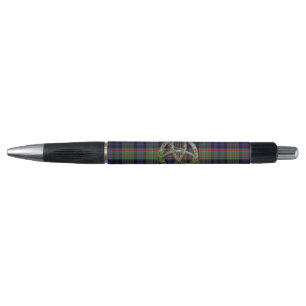 MacLellan Tartan und keltischer Dreiheits-Knoten Kugelschreiber