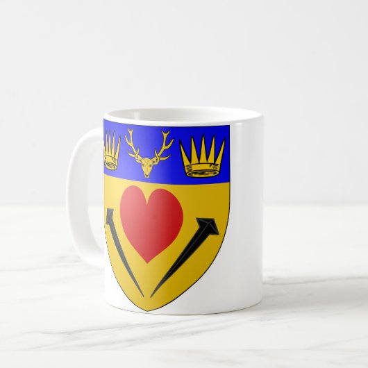 MacLennan-Arme von MacLennan Kaffeetasse (Vorderseite Links)