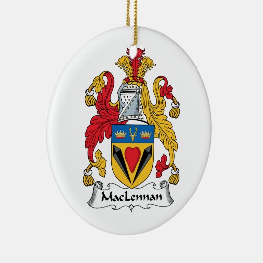 MacLennan Familienwappen Keramikornament (Rechts)