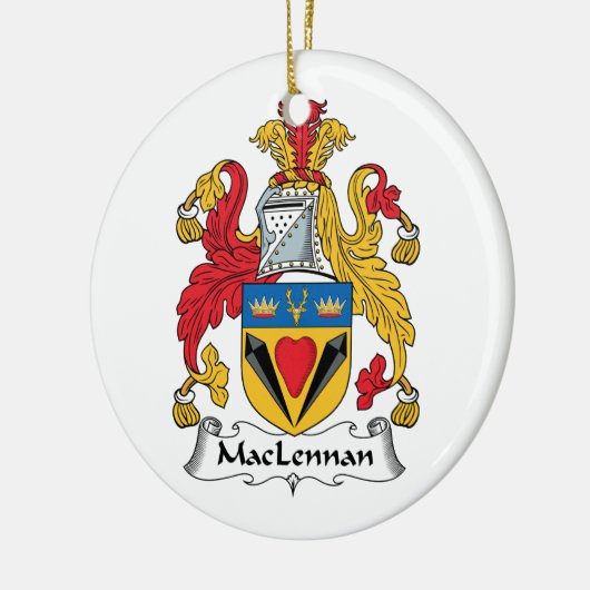 MacLennan Familienwappen Keramikornament (Links)