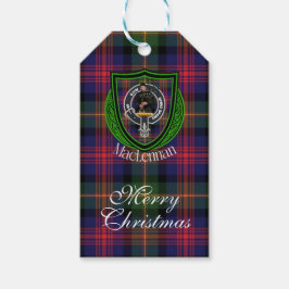 MacLennan Scottish Clan Tartan & Crest Geschenkanhänger