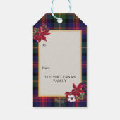 MacLennan Scottish Clan Tartan & Crest Geschenkanhänger (Rückseite)