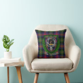 MacLennan Scottish Clan Tartan & Crest Kissen (Stuhl )