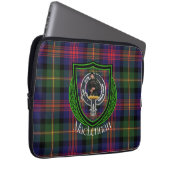 MacLennan Scottish Clan Tartan & Crest Laptopschutzhülle (Vorne Rechts)