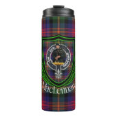 MacLennan Scottish Clan Tartan & Crest Thermosbecher (Vorderseite)