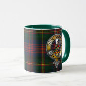 MacLennan Tartan & Abzeichen Tasse (VorderseiteRechts)