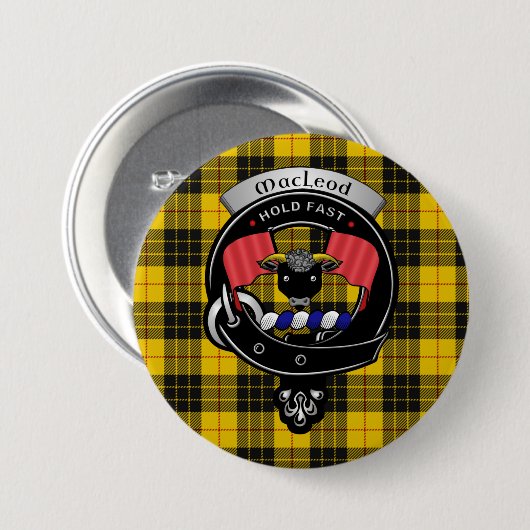 MacLeod Clan Abzeichen Buttons (Vorne & Hinten)