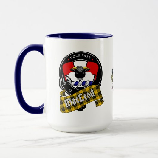 MacLeod Clan Abzeichen Combo 15oz Tasse (Links)