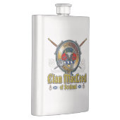 MacLeod Clan Abzeichen Flachmann (Rechts)