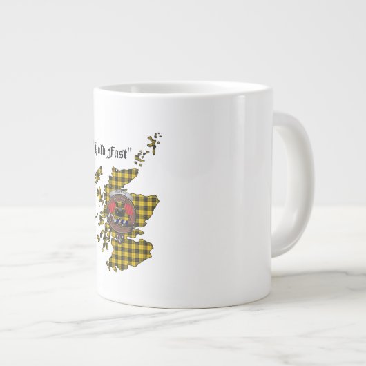 MacLeod Clan Abzeichen Jumbo Tasse (Vorderseite Rechts)