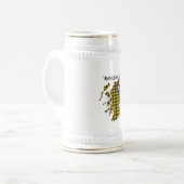 MacLeod Clan Abzeichen Stein Bierglas (Vorderseite Links)