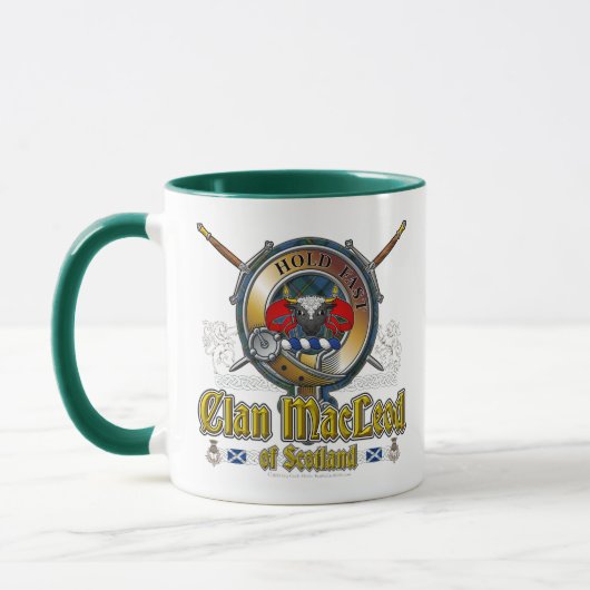 MacLeod Clan Abzeichen Tasse (Links)