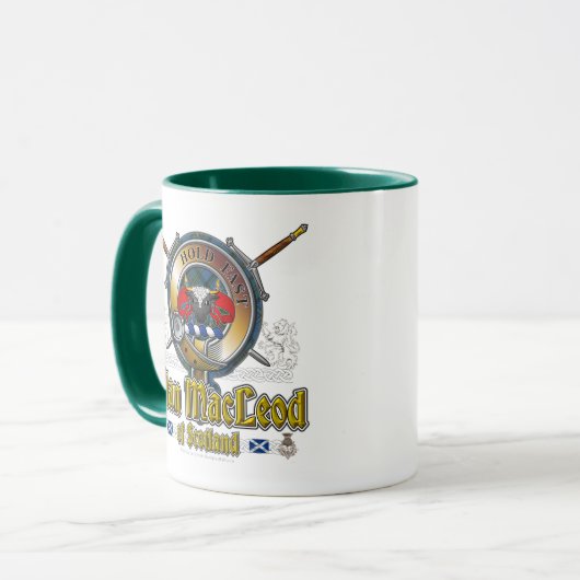 MacLeod Clan Abzeichen Tasse (Vorderseite Links)