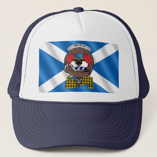 MacLeod Clan Abzeichen Trucker Hat Truckerkappe (Vorderseite)