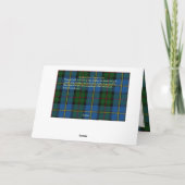 MacLeod Clan Dunvegan Castle Falted Grußkarte Karte (Rückseite)