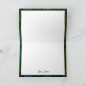 MacLeod Clan Dunvegan Castle Falted Grußkarte Karte (Innenseite)