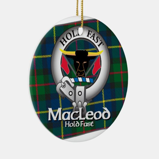 MacLeod Clan Keramik Ornament (Rechts)