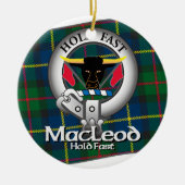 MacLeod Clan Keramik Ornament (Vorne)