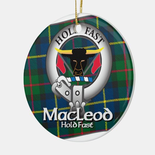 MacLeod Clan Keramik Ornament (Links)