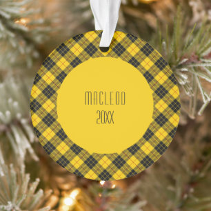 MacLeod Clan Tartan Scottish Kariert Ornament