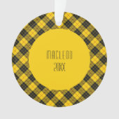 MacLeod Clan Tartan Scottish Kariert Ornament (Vorderseite)