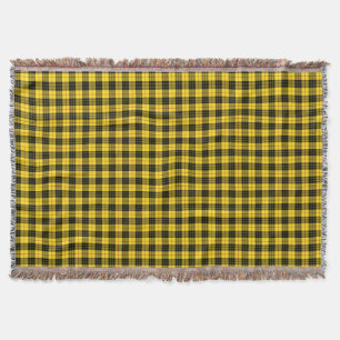 MacLeod Clan Yellow und Black Scottish Tartan Decke