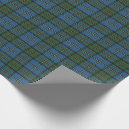 MacLeod Harris Ancient Original Scottish Tartan Geschenkpapier (Ecke)