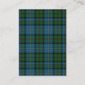 MacLeod Kariert Wedding Enclosure Card Begleitkarte (Rückseite)