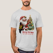 Macleod Scottie Dog Xmas Personalisiert T-Shirt (Vorderseite)