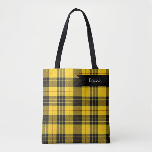 MacLeod Scottish Clan Tartan Kariertes Muster Tasche (Vorderseite)