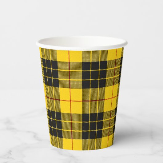 MacLeod Scottish Clan Tartan Paper Cups Pappbecher (Rückseite)