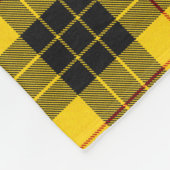 MacLeod Scottish Clan Tartan Plädoyer Pattern Fleecedecke (Ecke)