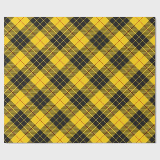 MacLeod Scottish Clan Tartan Plädoyer Pattern Geschenkpapier (Flach)