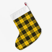 MacLeod Scottish Clan Tartan Plädoyer Pattern Großer Weihnachtsstrumpf (Rückseite (Hängend))