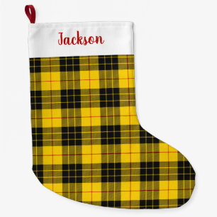 MacLeod Scottish Clan Tartan Plädoyer Pattern Großer Weihnachtsstrumpf