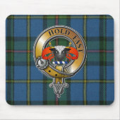 MacLeod Tartan & Abzeichen Mousepad (Vorne)