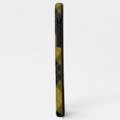 MacLeod-Tartan gelb-schwarzes Karo Case-Mate iPhone Hülle (Hinten/Links)