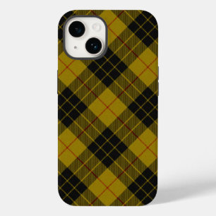 MacLeod-Tartan gelb-schwarzes Karo Case-Mate iPhone 14 Hülle
