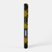 MacLeod-Tartan gelb-schwarzes Karo iPhone Hülle (Rechte Seite)