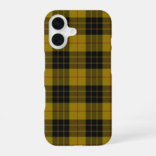 MacLeod-Tartan gelb-schwarzes Plaid iPhone 16 Hülle