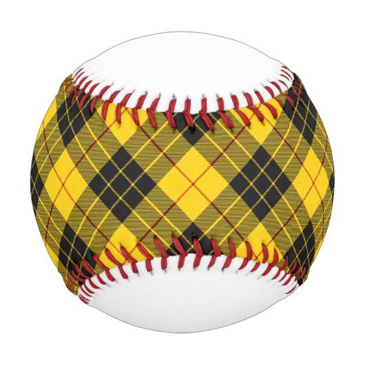 MacLeod Tartan Kariert Clan Scottish Baseball (Vorderseite)