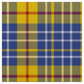 MacLeod Tartan Kariertes blaues, grünes und schwar Stoff (Nahaufnahme)