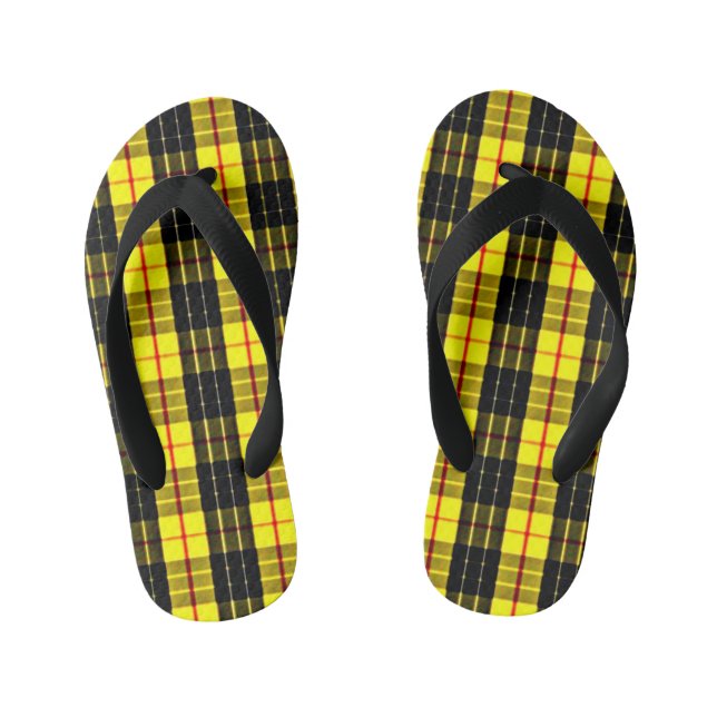 MacLeod Tartan Lewis Kinderbadesandalen (Fußbett)