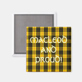 MacLeod Tartan Lewis Magnet (Vorderseite/Rückseite)
