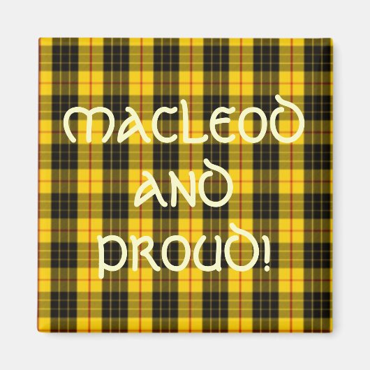 MacLeod Tartan Lewis Magnet (Vorne)
